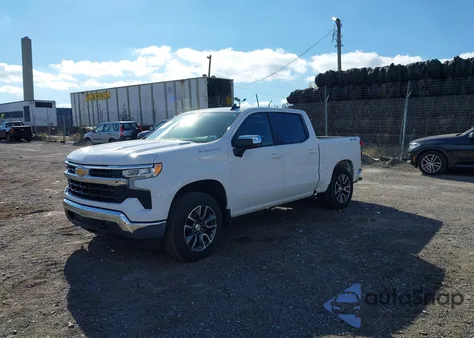 2024 Chevrolet Silverado 1500 4Wd Short Bed Lt With 2Fl из США, поврежденный, VIN 1GCPDKEK7RZ364501